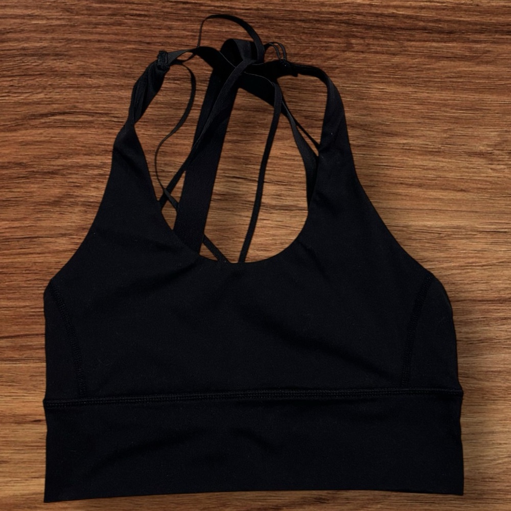Balance Athletica Strappy Aura Bra Black Poise - Small